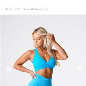 Brand NWT in original bag Large Caribbean blue radiance bra